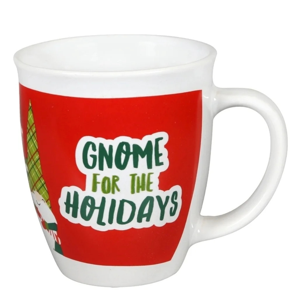 Christmas Printed Holiday Coffee Tea Gift Mug Boxed 14 oz